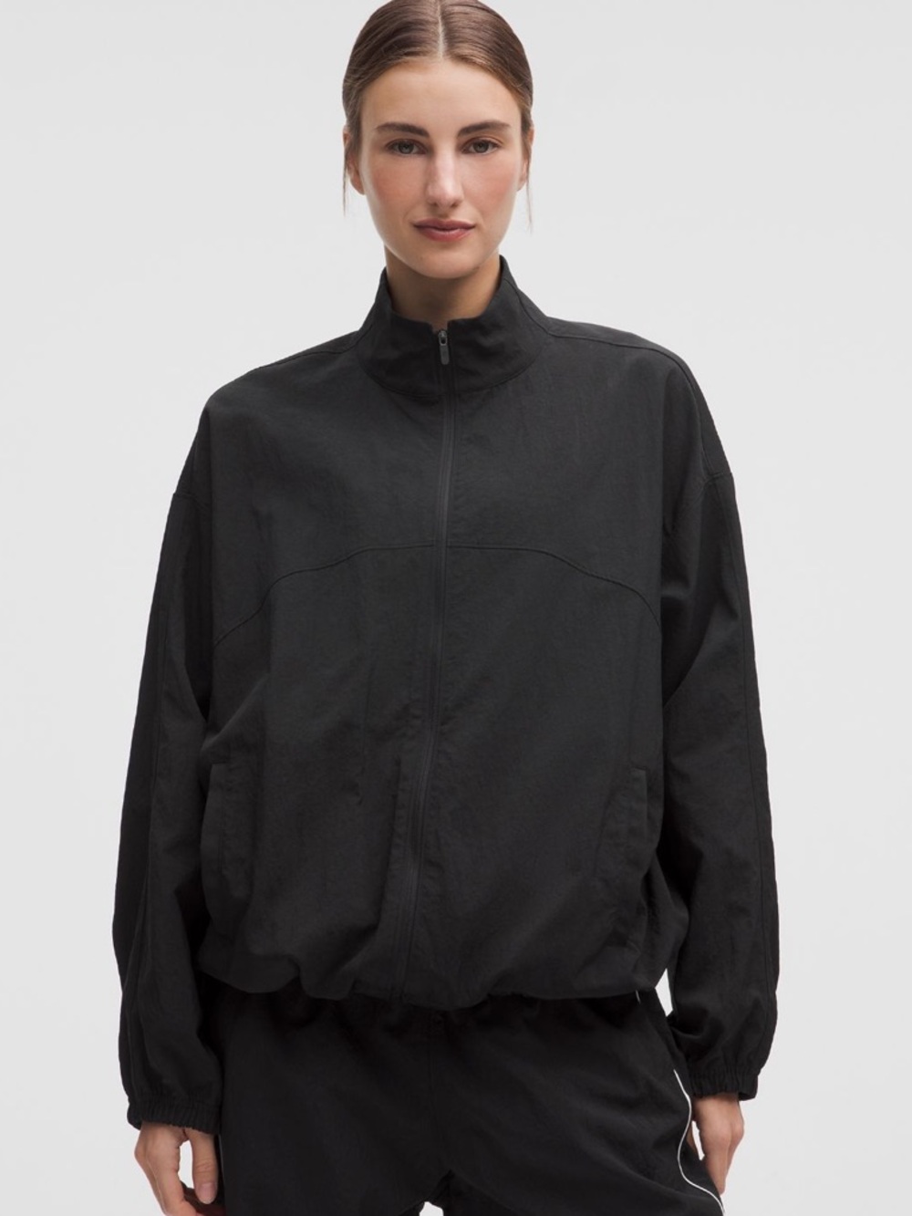 EUC license to train woven oversized jacket black/white size small lululemon - Picture 10 of 16